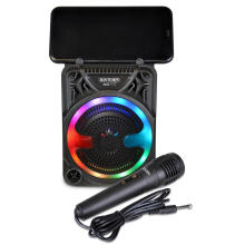 BONTEMPI wireless speaker with microphone and RGB lights, 49 1000