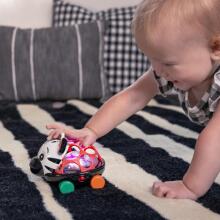 OBALL 16772-6 Toy Car with Rattle Curious Car Zen Zebra 3 m+