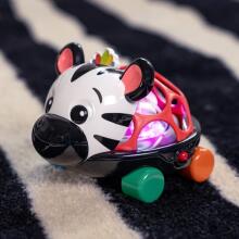 OBALL 16772-6 Toy Car with Rattle Curious Car Zen Zebra 3 m+