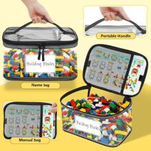 Storage Bag Toy  Art.265277 Soma rotaļlietām-organaizers ar vārda etiķeti  un sieta nodalījumiem,8 gab