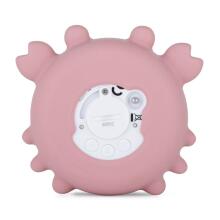 PETITE&MARS 583820 Силиконовый цифровой термометр для ванны Краб Калеб Пыльная роза
