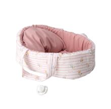 Arias lelle rozā nesējā ar lācīšiem, 26 cm