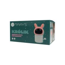 MARY'S MW61444 Rotējošā Elektroniskā Aukle Kamera Zaķis Rozā WIFI TUYA