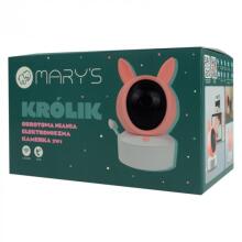 Электронная няня камера MARY'S MW61500 2в1 Розовый Кролик WIFI TUYA