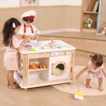 VIGA Home Center 3-in-1 with Accessories – Learning and Fun for Children