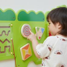 Сенсорная манипулятивная доска Крокодил VIGA с сертификатом FSC Монтессори