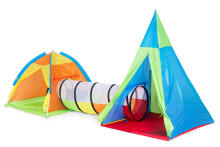 Children's tent playground 3-in-1 igloo tipi tunnel IPLAY