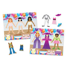 MELISSA & DOUG Atkārtoti lietojamo uzlīmju komplekts – Tērpi
