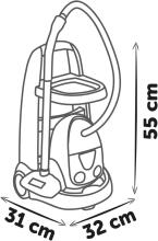 Smoby Rowenta Cleaning Trolley Art.265918 Cleaning Trolley with Vacuum Cleaner