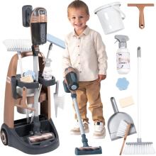 Smoby Rowenta Cleaning Trolley Art.265918 Cleaning Trolley with Vacuum Cleaner