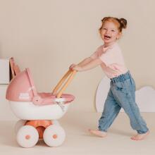 SMOBY Baby Nurse Deep Stroller with Plastic Canopy