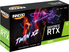 Inno3D GeForce RTX 3050 Twin X2 NVIDIA 8 ГБ GDDR6