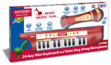 BONTEMPI mini tastatūra un karaoke mikrofons, 602120