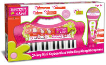 BONTEMPI mini keyboard and karaoke microphone, 602172