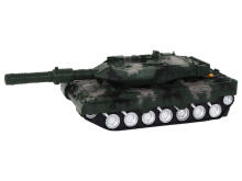 Tālvadības RC tanks 27 MHz zaļš
