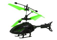 Tālvadības RC helikopters ar giroskopu zaļā krāsā