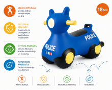 Bo Jumping Police Art.266667 Детские прыгунки