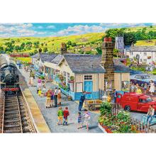 Puzzle - "1000 Premium Plus" - Tea Time: Train Station Trefl 10810