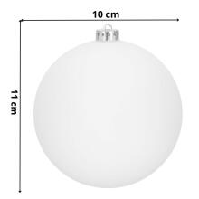 Ziemassvētku bumbiņas Springos CA1189 10 CM 6 GAB.