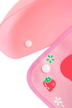 5666 BIB WITH POCKET STRAWBERRY