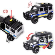 WOOPIE Police Off-Road Vehicle Set with Horse Trailer