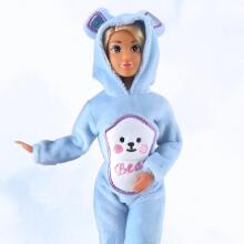 Куклы WOOPIE ROYAL в голубых медвежьих комбинезонах, набор из 2 штук