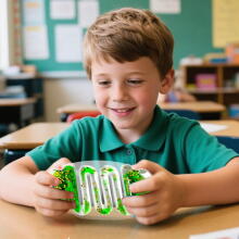 TULLO 707 Sensory Toy with Squishy Liquid Green
