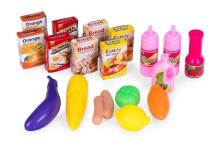 EcoToys Shopping Cart Art.988-3 Iepirkuma rati ar produktiem