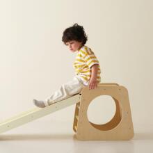 CLASSIC WORLD Koka Kāpšanas Komplekts Trīsstūris Montessori 5-in-1 - Iekštelpu Spēļu Zāle Bērniem