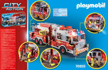 PLAYMOBIL Спасательные машины: пожарная машина с башенной лестницей 70935