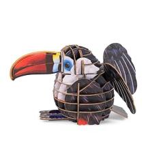 MAKEBUG 3D Paper puzzle red-billed toucan, MB-D-0007
