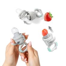 Babyono Twist-out baby food feeder Art.1551/03 Dino Brown силиконовoe cитечко для кормления свежими овощами (Ниблер)