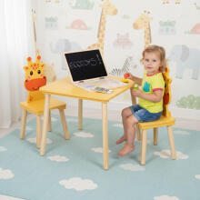 Kids Furniture Set Table + 2 Chairs Giraffe ECOTOYS