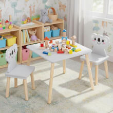 Bērnu mēbeļu komplekts galds + 2 krēsli Koala ECOTOYS