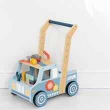TOOKY TOY Koka Staigājošais Auto Mini Darbnīca STEM