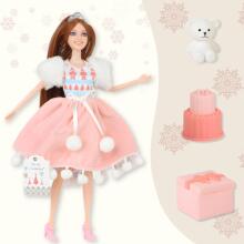 WOOPIE ROYAL Doll Emi Christmas Princess with Teddy Bear