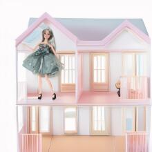 WOOPIE ROYAL Doll Emi in an Elegant Tulle Dress with a Bow and Bouquet
