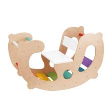 WOOPIE GREEN Wooden Rainbow Rocker and Bridge 2in1 Montessori FSC