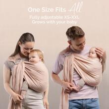 Boba Ring Wrap Sling Art.268696 Rosy Zīdaiņu slings ar riņķi