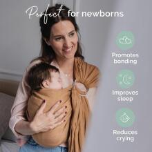 Boba Ring Wrap Sling Art.268697 Rye Zīdaiņu slings ar riņķi