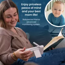 Babysense Video Baby Monitor Prisma Art.268723 Цифровая видеоняня с дисплеем с 2 камерами, без Wi-Fi, раздельным экраном, ночником и звуковым генератором
