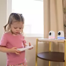 Babysense Video Baby Monitor Prisma Art.268724 Video Baby Monitor with 1 Cameras, Non Wifi, Split Screen, Night Light & Sound Machine