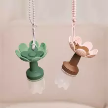 Haakaa Flower Freeze-N-Feed Mini Combo Art.BHK157-BH Blush  Silicone strainer for feeding fresh vegetables (Nibbler)