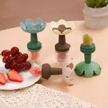 Haakaa Flower Freeze-N-Feed Mini Combo Art.BHK157-OT Oat Silikona svaiga ēdiena barotājs