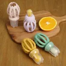 Haakaa Octopus Freeze-N-Feed Mini Combo Art.BHK150-PG Green Silicone strainer for feeding fresh vegetables (Nibbler)