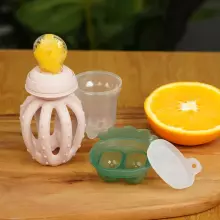 Haakaa Octopus Freeze-N-Feed Mini Combo Art.BHK150-L Lavender  Silicone strainer for feeding fresh vegetables (Nibbler)