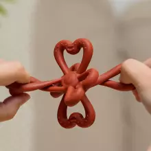 Haakaa Silicone Teether Clover Art.TPS038-OT Augstākas kvalitātes - silikona grabulis (100% dabisks)
