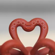 Haakaa Silicone Teether Clover Art.TPS038-OT Augstākas kvalitātes - silikona grabulis (100% dabisks)