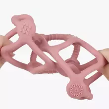 Haakaa Silicone Teething Ball  Art.TPS017-C Charcoal  Силиконовая погремушка (100% натуральная)