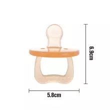 Haakaa Silicone Dummy  Art.TPS006-A Apricot Natural anatomical 3+ month